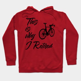 Vintage Sarcastic Retired Cyclist Hoodie